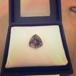 Smoky quartz trillion 12mm